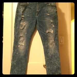 Distress American Eagle pants like new